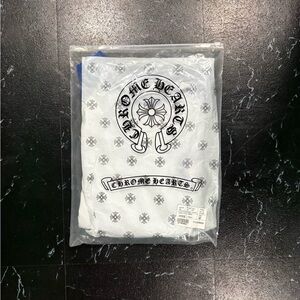 Chrome Hearts White and Black Baseball long sleeve